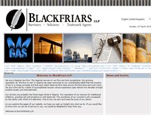 Tablet Screenshot of blackfriars-law.com